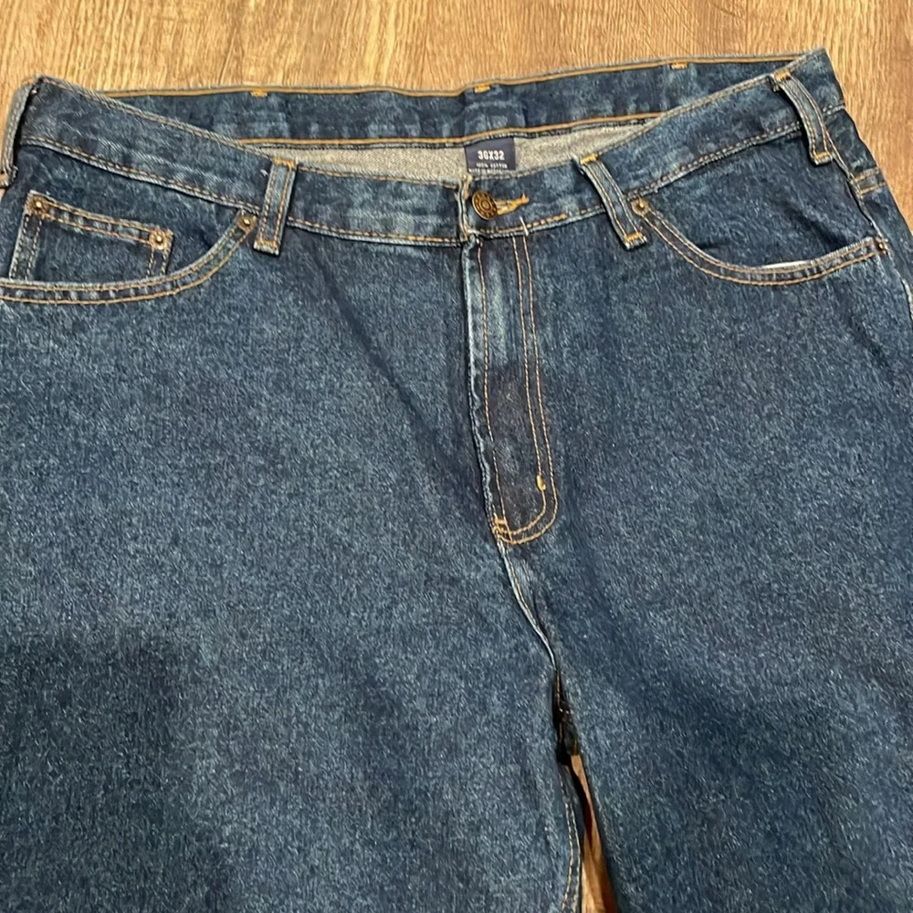 Cogimex Full‎ Blue Original Jeans Relaxed Fit Straight Leg Jeans 36x32